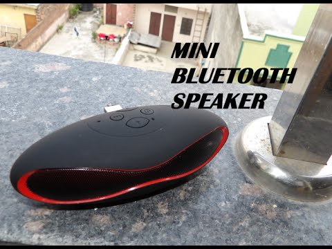 Mini Bluetooth Speaker Unboxing and Review