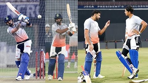 Virat Kohli, Rohit Sharma, Jaiswal and Team India practice session in Ranchi for IND vs SA 1st ODI