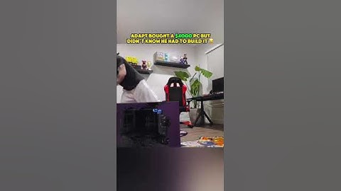 FaZe Adapt Bought A $4,000 Gaming PC But Didn’t Know He Had To Build It🤣🤣