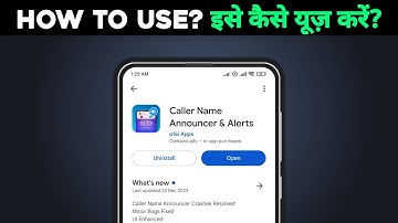 how to use Caller Name Announcer & Alerts app | Caller Name Announcer & Alerts app kya hai |