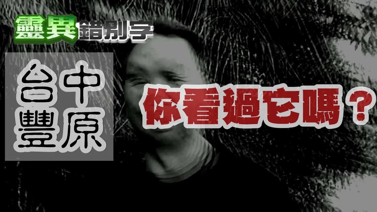 【靈122】台中豐原中正公園 藏在山裡的老人 