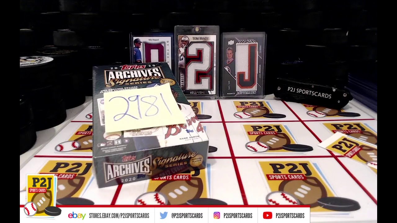 Break 2981 2020 Topps Archives Signature Series Retired Autograph