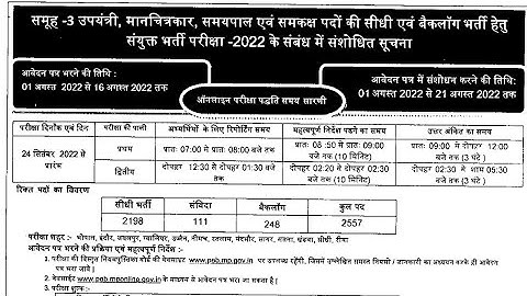 mp sub engineer new exam date announce |  mp sub engineer 2022 exam date out |mppeb sub engineer 022