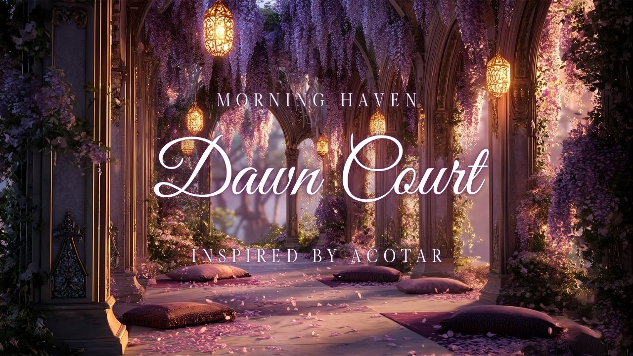 Morning Haven at the Dawn Court | Peaceful ACOTAR Ambience for Relaxing, Reading, and Slow Mornings