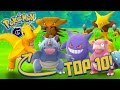 TOP 10 POKEMON GO CATCHES!