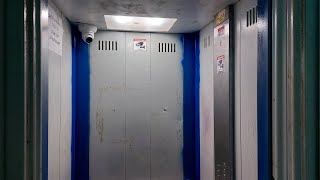 Перекрашенный лифт КМЗ 2012 г. @ ул. Тракторная, 3Б (г. Владимир)
