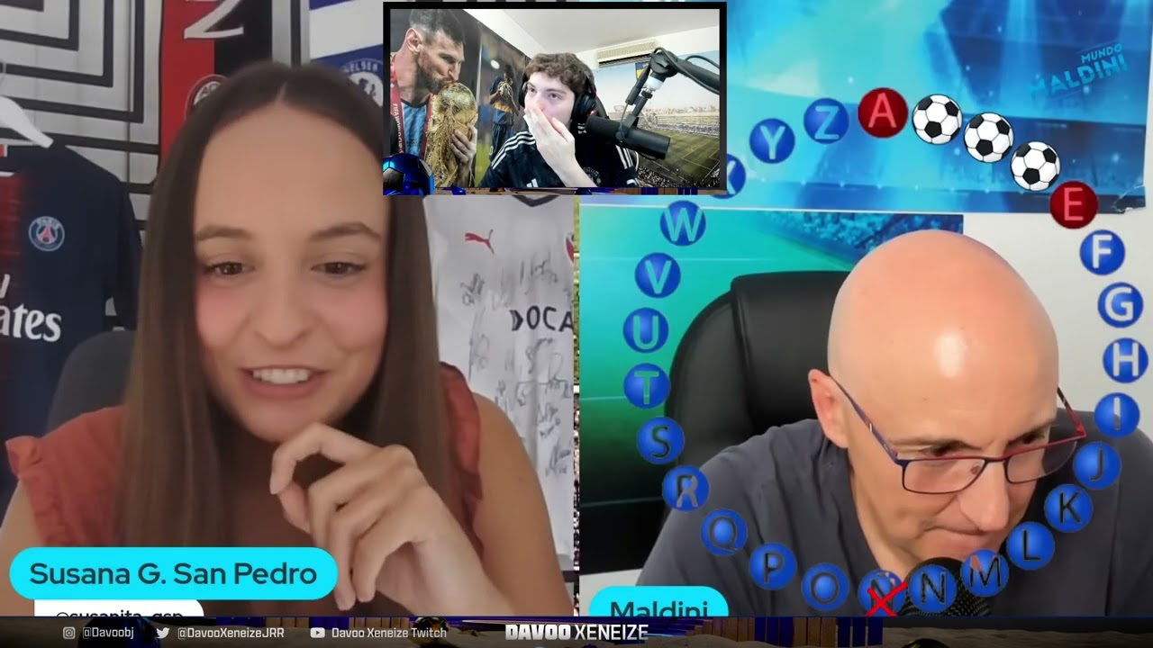 DAVO JUEGA PASAPALABRA CON MALDINI