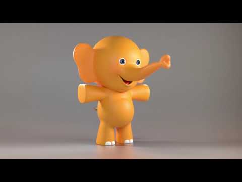Hipp Elefant in 3D