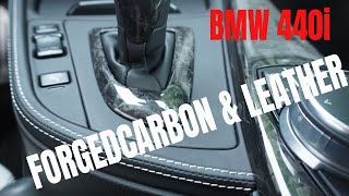 BENDA FORGED CARBON interior for BMW F32 440i │ mit Mittelkonsole in Leder