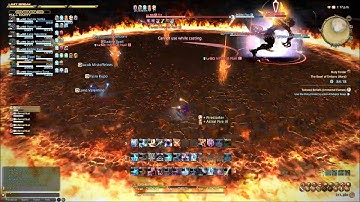 FFXIV Ifrit Hardmode Black Mage POV