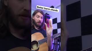 Better barre chords that won't hurt your hand