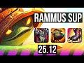RAMMUS &amp; Kog'Maw vs RELL &amp; Mel (SUP) | 5k comeback | EUW Master | 25.12