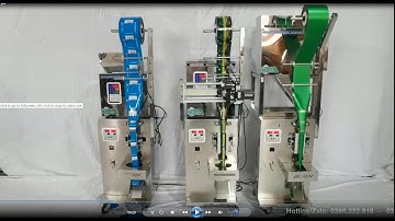 Máy đóng gói cân định lượng tự động Đông Nam cân hạt, bột khô, trà túi lọc