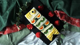 【もうすぐ子供の日☀️】こいのぼりサンドイッチ