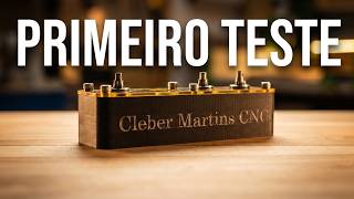 Primeira Usinagem com Trocador na CNC Router Spark V2