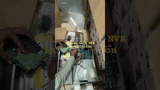 NVR installation 64CH CP plus #ipcamera #cctv #cpplus #cppluscctvcamera