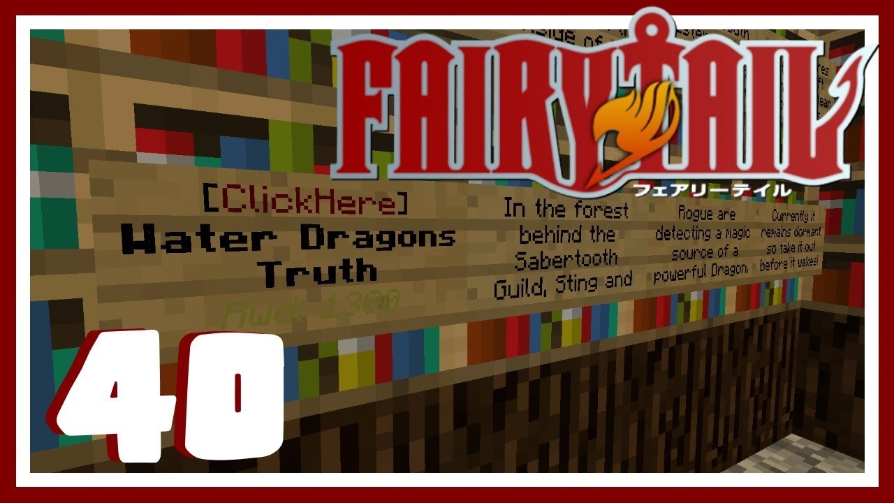 FAIRY TAIL! - Minecraft - Episode #40 -New Missions! (Fairy Tail Server)