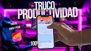 ✅ TRUCO EN IPHONE OCULTO PRODUCTIVIDAD COPIA Y PEGA COMO UN PRO by Tu punto movil 135 views 8 days ago 6 minutes, 16 seconds