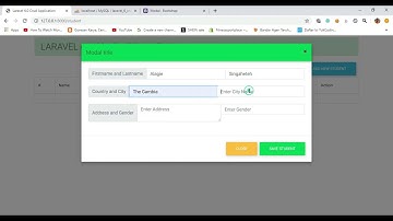 How to create Laravel 6 Crud Part 2 (Data Insertion) Using Bootstrap Modal with Source Code