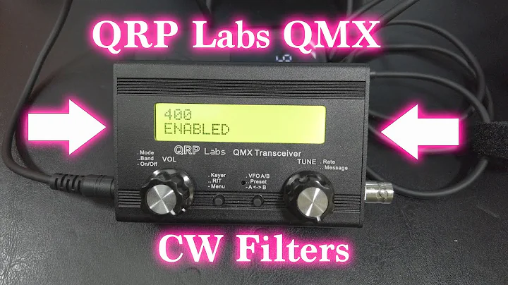 QRP Labs QMX: Understanding CW Filters