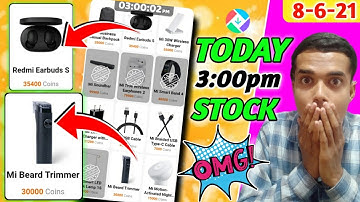 #GetApps 3:00pm Stock (8-6-21) | Mi Beard Trimmer In Stock😱🤫