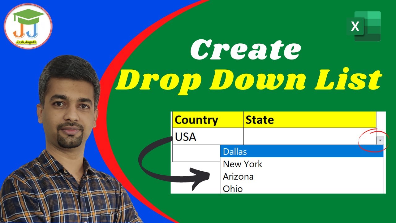 Excel | Excel Drop down List | Data Validation | Excel Tutorial