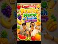 Fruits Name Learning in English 🍉🍊 | Easy & Fun Learning 😀| #education #viral #trending