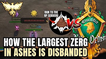 How did we disband the LARGEST ZERG in Ashes of Creation - THE END of Nova Ordem vs Enveus