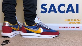 Nike Sacai LD Waffle Blue Multi Review and On Feet