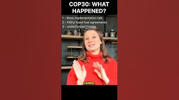 Your 90 second #COP30 breakdown