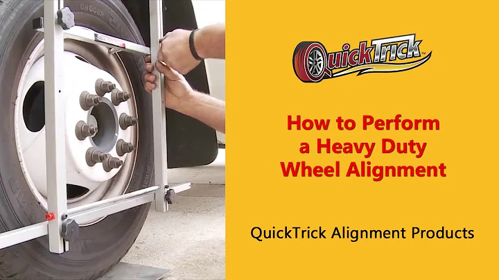 How to Perform a Heavy Duty Wheel Alignment | QuickTrick Alignment Products