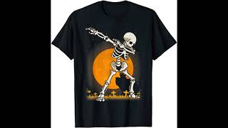 Funny Skeleton Shirt - Halloween Costume Ideas - Pumpkin Horror Shirt - Witch Black Cat Halloween