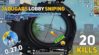 JADUGAR LOBBY SNIPING 🤯 20 KILLS!! PUBG LITE NEW UPDATE 0.27.0 GAMEPLAY 🔥 - PUBG LITE BGMI LITE