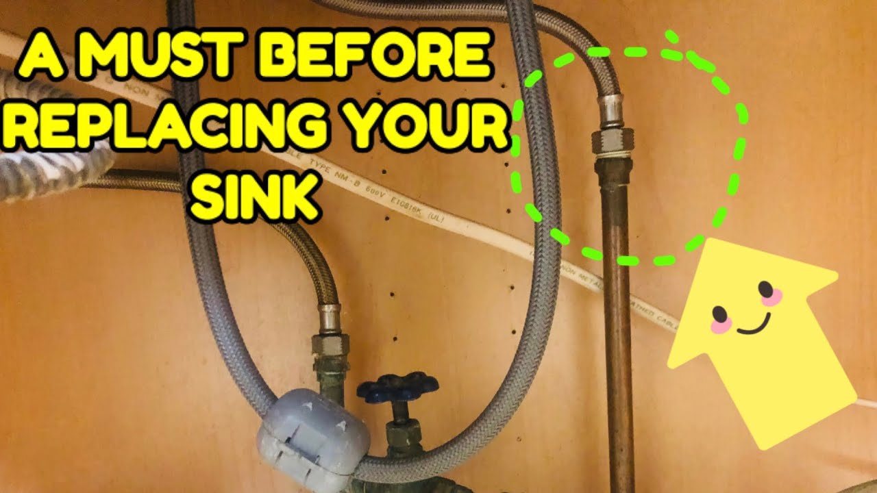 HOW TO REPLACE KITCHEN SINK? A MUST TO INSTALL FIRST. DIY PROJECT YouTube