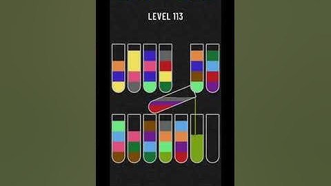 water sort puzzle level 113