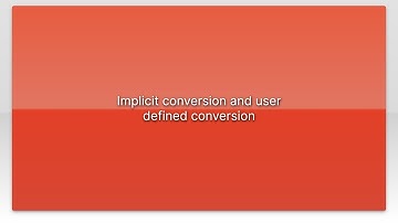 Implicit conversion and user defined conversion