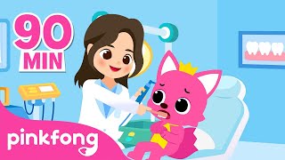 🏥❌ No More 'OUCH' with Dr. Hero! | Healthy Habit Song Compilation | Pinkfong Kids Songs