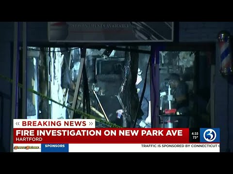 Crews Respond To Fire At Barber Shop In Hartford
