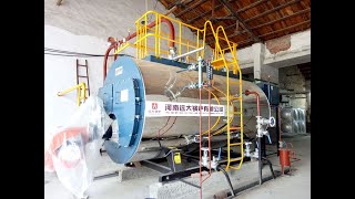 2 ton/h wns series biogas steam boiler price, commercial steam boiler manufacturer