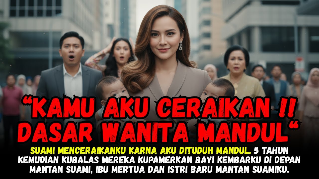 AKU DICERAIKAN KARNA DITUDUH WANITA MANDUL - KUBALAS KUPAMERKAN BAYI KEMBARKU DI DEPAN MEREKA