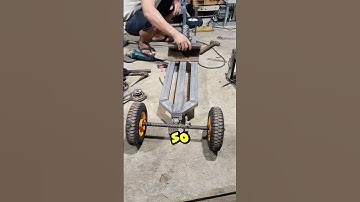 He made a monster skate board 🛹💥 #shorts #shortvideo #engineering