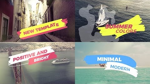 Inspiring Summer Slideshow Premiere Pro Templates