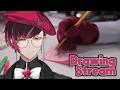 drawing art (handcam) | writing sounds, pencil asmr 【NIJISANJI EN | Ver Vermillion】