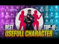 Use this  secret  character in your skill combination  best usefull character in free fire