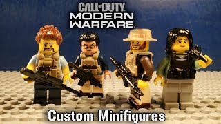 How To Make Lego Modern Warfare Minifigures! - Youtube