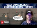 WATCH: Rooftop Rescue: California Floods Trap Residents, Man Describes "River Through Our Property"