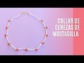 Diy Collar de cerezas /  cherry necklace / aesthetic