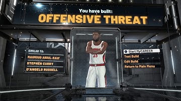 HOW TO CREATE THE BEST OFFENSIVE THREAT BUILD IN NBA 2K20 HALL OF FAME SHOOTING AND FINISHING BADGES