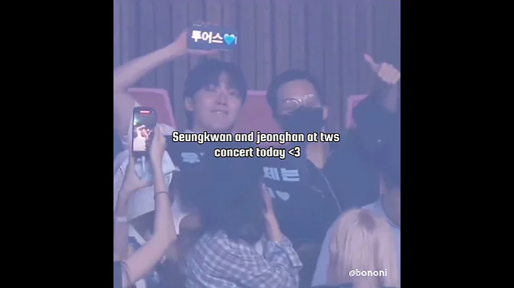 They are so cute😭🫶 #jeonghan #seungkwan #seventeen #carat #yoonjeonghan #booseungkwan