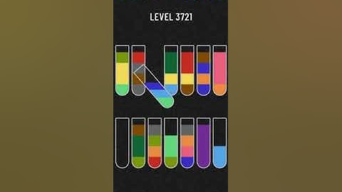 water sort puzzle level 3721